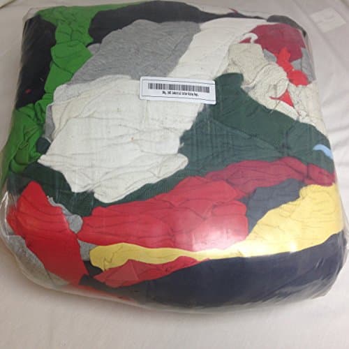 Image of YPERS 100% Cotton Industrial Wiping Rags, 10kg, Multicolor, 100pcs