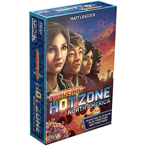 Image of Z-Man Games, Pandemic: Hot Zone North America, Board Game, Ages 8+, For 2-4 Players, 30 Minutes Playing Time