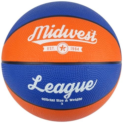 Image of Sports Innovation Ltd Midwest League Basketball Blue/Orange - Various Sizes (Size 3)