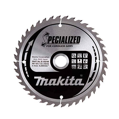 Image of Makita B-09248 Specialized Circular Saw Blade 165mm X 20 x 40Teeth