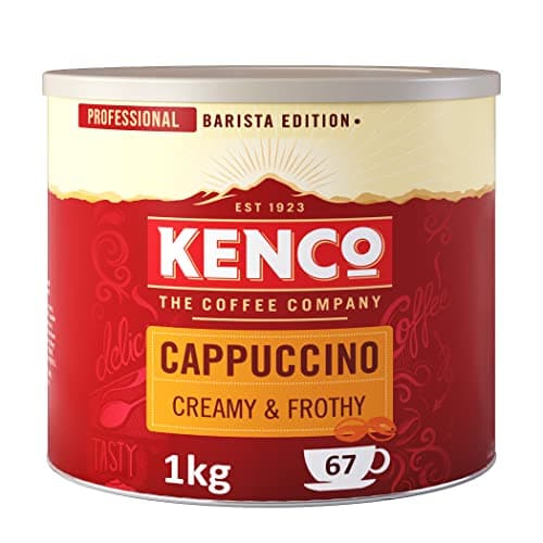 Image of Kenco Cappuccino Instant Coffee 1kg - Tin 1kg (Pack of 1)