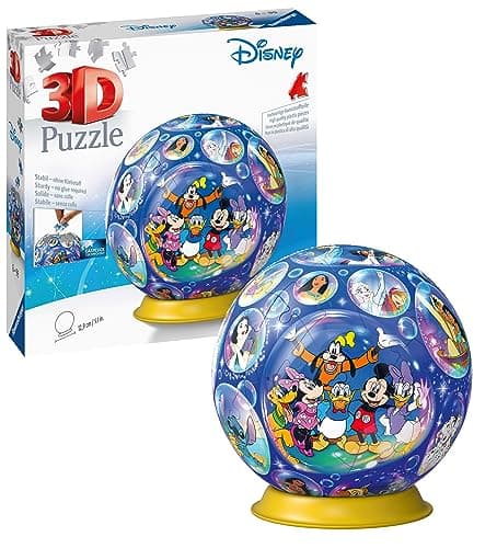 Image of Ravensburger Classic Disney Characters 3D Jigsaw Puzzle for Kids and Adults Age 6 Years Up - 72 Pieces - No Glue Required
