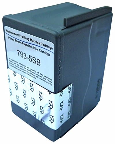 Image of DM110i / DM160i / DM220i / DM220 / PR20 Series Pitney Bowes Compatible Blue 793-5SB Franking Ink Cartridge