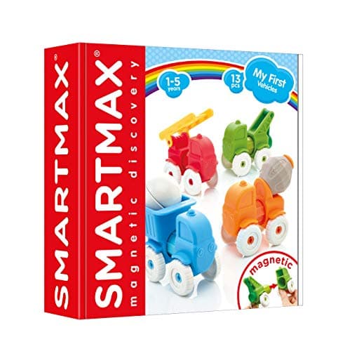 Image of SmartMax - My First Vehicles, Magnetic Discovery Play Set, 13 pieces, 1-5 Years
