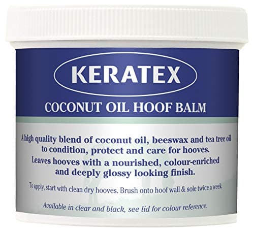 Image of Keratex Signature Coconut Oil Hoof Balm - Black x 400 Gm - Black - Clear, Unisex,KCOHB BL