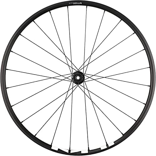 Image of Shimano WH-MT500 MTB wheel, 27.5 in (650B), 12 x 142 mm E-thru, rear, black