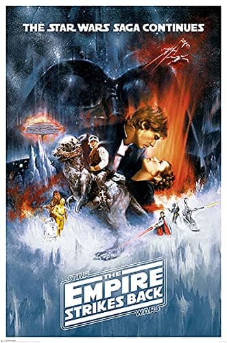 Image of Star Wars Pyramid International "One Sheet The Empire Strikes Back" Maxi Poster, Multi-Colour, 61 x 91.5 cm