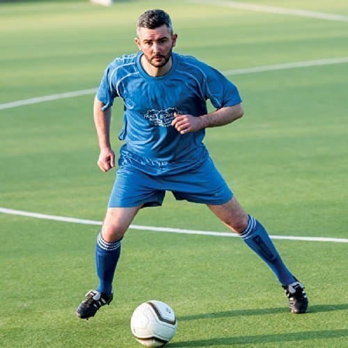Image of Precision Lyon Training Shirt & Short Set 38-40 Royal/white
