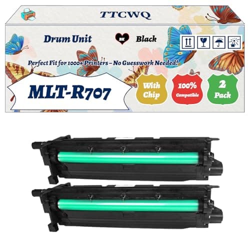 Image of Compatible for Samsung MLT-R707 Drum Unit Work for Samsung SL-K2200 K2200ND Printer, with Chip, High Yield 80000 Pages, High-Definition Printing (2-Pack Black)