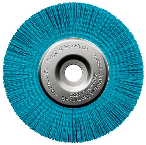 Image of Gardena nylon joint brush Accessories and spare parts for EasyWeed 1800/18V P4A cordless grout brush, for weed removal on sensitive outdoor surfaces, with nylon bristles (14822-20)