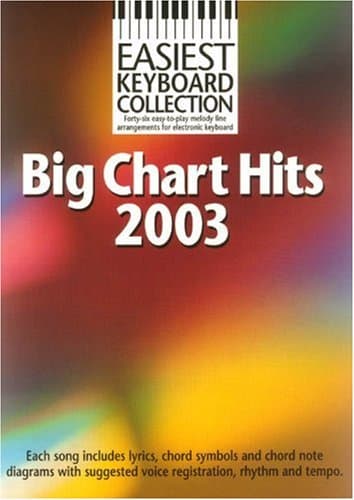 Image of Easiest Keyboard Collection: Big Chart Hits 2003