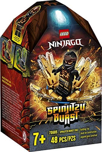 Image of LEGO NINJAGO Spinjitzu Burst - Cole 70685 NINJAGO Accessory Set Building Kit Featuring Ninja Minifigure, New 2020 (48 Pieces)