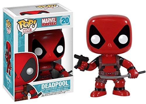 Image of Funko Marvel POP! Vinyl Deadpool With Gun and Sword - Collectable Vinyl Figure - Gift Idea - Official Merchandise - Toys for Kids & Adults - Comic Books Fans - Model Figure for Collectors and Display