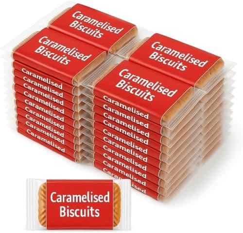 Image of Individually Wrapped Original Caramelised Biscuits, Single Package Welcome Pack (Pack of 50)