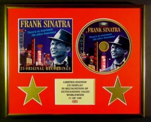 Image of FRANK SINATRA/CD DISPLAY/LIMITED EDITION/COA/THERE'S NO BUSINESS LIKE SHOW BUSINESS