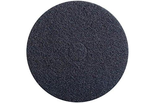 Image of Abtec 430mm (17") Premium Heavy Duty Floor Cleaning Buffer Pads, Black Super Strip, Pack of 5