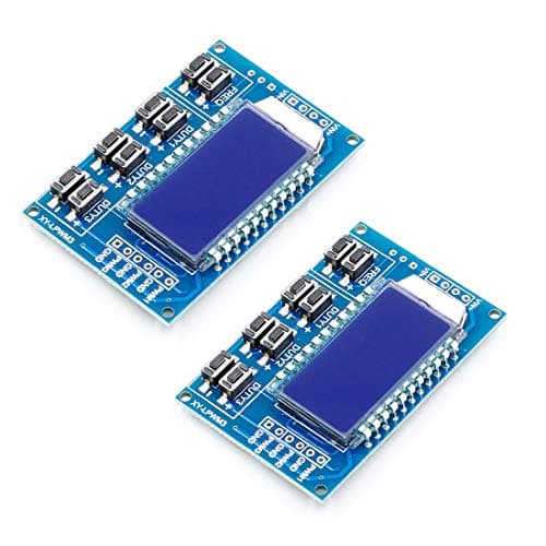 Image of Hailege 2pcs 3 Channel PWM Pulse Generator Signal Generator Module Adjustable Frequency Square Wave Rectangular Wave Signal Generator Duty Cycle with LCD Display 1Hz-150Khz