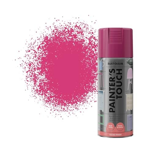 Image of Rust-Oleum 400ml Painter's Touch Spray Paint Aerosol - Berry Pink Gloss