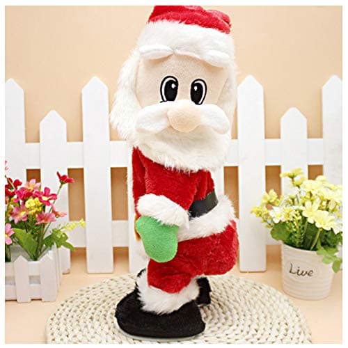 Image of SdeNow Dancing Santa Claus Toy – Animated Singing Dancing Santa with New Upgraded English Song, Electric Santa Shaking Hips, Funny Musical Christmas Decoration Gift for Kids and Adults