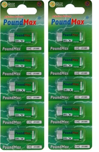 Image of 10 X Camelion 910A LR1 N Type MN9100 1.5V Alkaline Batteries by Poundmax