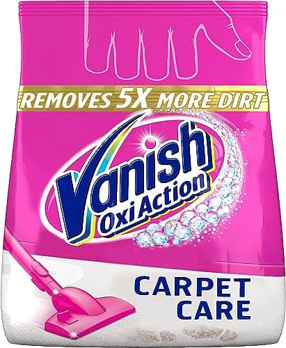 Image of Vanish Gold Oxi Action Upholstery & Carpet Cleaner, Stain Remover Powder for Large Area Cleaning, 650g | Removes 3x More Dirt & Pet Hair vs Vacuuming Alone | Neutralises Odours | Deep Cleans