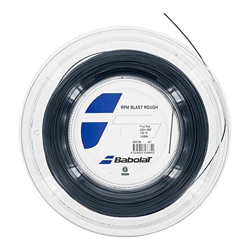 Image of BABOLAT Rpm Blast Rough 200M String - Black/Negro, Size 130