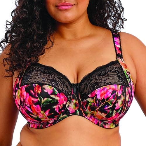 Image of Elomi Women's Morgan Underwire Full Cup Stretch Lace Banded Bra, Hot House, 36F