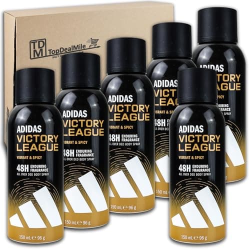Image of 6 x Adidas deodorant, deodorant body spray 150 ml, Victory League 6 x 150 ml.