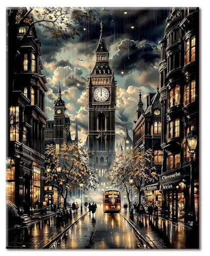 Image of Jigsaw Puzzles for Adults 1000 Big Ben 1000 Piece Jigsaw Puzzles for Adults 27.56 x 19.69 Inch, Dust-Proof Design Puzzle to Relieve Stress Suitable Wall Art and Gifts with 1:1 Poster