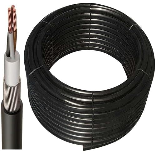 Image of SWA – Steel Wire Armoured Heavy Duty Power Cable (6943X)– BASEC APPROVED (25 Meters, 3 Core 1.5mm)