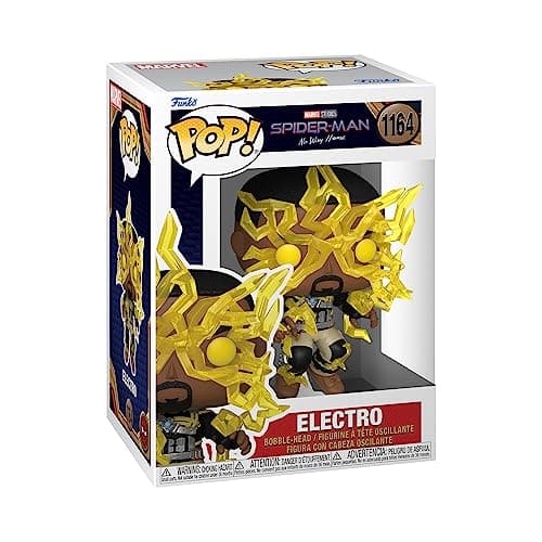 Image of Funko Pop! Marvel: Spiderman No Way Home 2021 - Electro Finale - Spider-man - Collectable Vinyl Figure - Gift Idea - Official Merchandise - Toys for Kids & Adults - Movies Fans