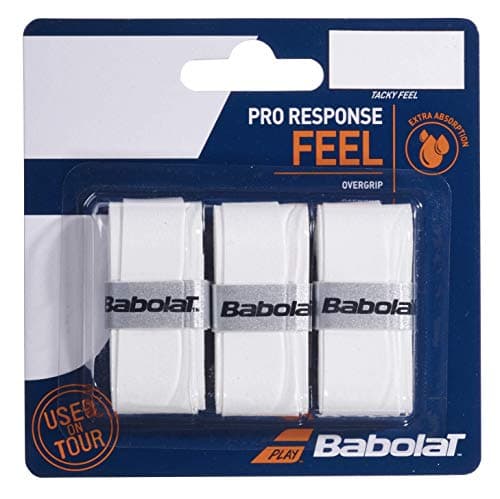 Image of Babolat Pro Response X 3 Overgrip, Unisex Adult, unisex_adult, 653048, White, one size