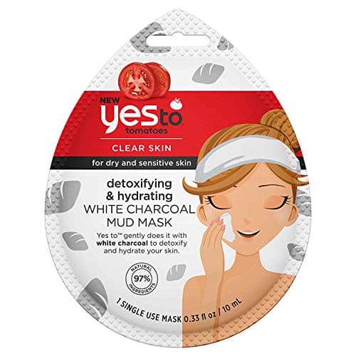 Image of Yes To Tomatoes Detoxifying & Hydrating White Charcoal Mud Mask