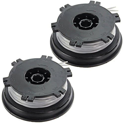 Image of SPARES2GO Twin Feed Dual Strimmer Line & Spool for Bosch ART35 Art 35 Trimmer (8m x 1.5mm, Pack of 2)
