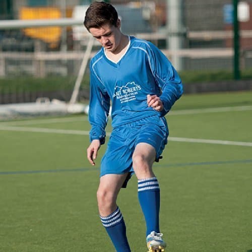 Image of Precision Marseille Shirt & Short Set 30-32 Royal/white