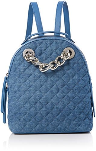 Image of Fiorelli Women's Anouk Backpack Handbag, Blue (Denim Quilt), 12x27x22 cm (W x H x L)
