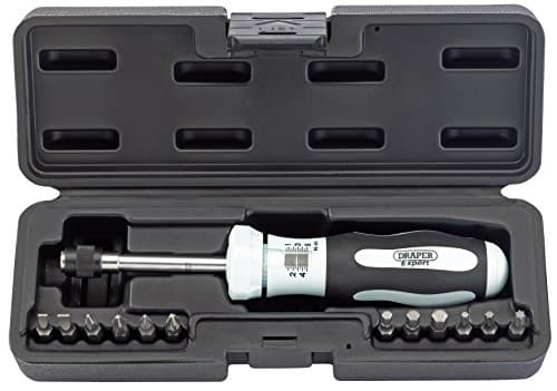 Image of Draper Expert 13 Piece Torque Screwdriver Set | Torx Screwdriver Kit | Adjustable Torque Socket Set 1-5 Nm | Soft-Grip Ergonomic Handle | 75170
