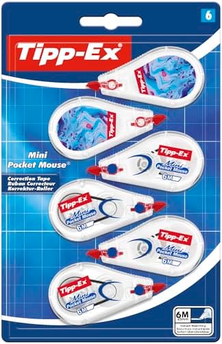 Image of Tippex Mini Pocket Mouse Décor Pack of 6 - Amazon Exclusive