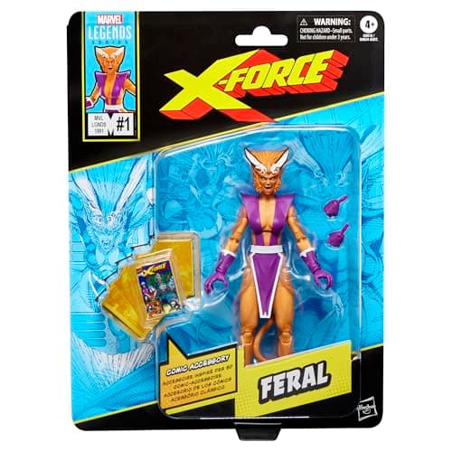 Image of Marvel Legends Series Feral Action Figure, Purple