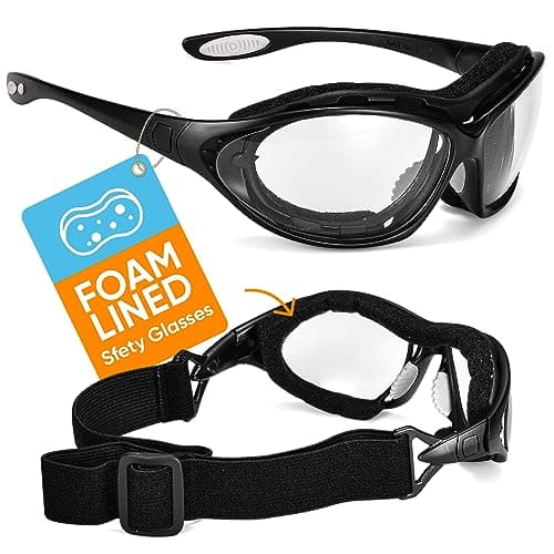Image of SAFEYEAR Anti-fog Safety Goggles [EN166]- SG002 Anti Scratch Safety Glasses With Neck Cord Adult for Man and Women, UV Protection Pro Work Glasses for DIY, Lab Eye Protection, Grinding,Chainsaw