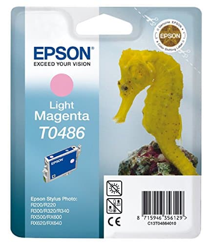 Image of Epson T0486 Light Magenta Ink Cartridge (Seahorse)