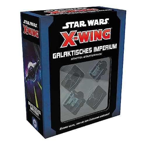 Image of Atomic Mass Games, Star Wars: X-Wing 2nd Edition - Galactic Empire Season Starter Pack, Tabletop, 2 Players, Ages 14+, 30-45 Minutes, German