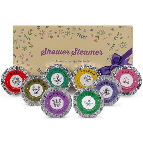 Image of Bulk Shower Steamers Aromatherapy – Self Care Gift Set with 8PCS Unique Scented Shower Bombs. Natural Organic Melts for Women Mother's Day, Shower Fizzies for Bathroom Relaxing and Moisturizing Spa
