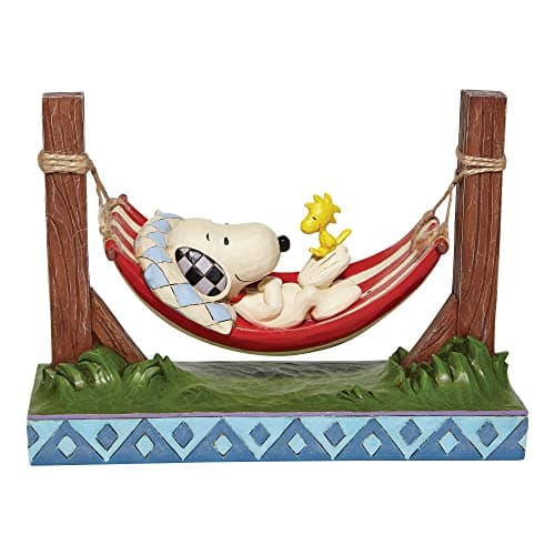 Image of Just Hanging Around (Snoopy & Woodstock in Hammock) Figurine - Peanuts by Jim Shore
