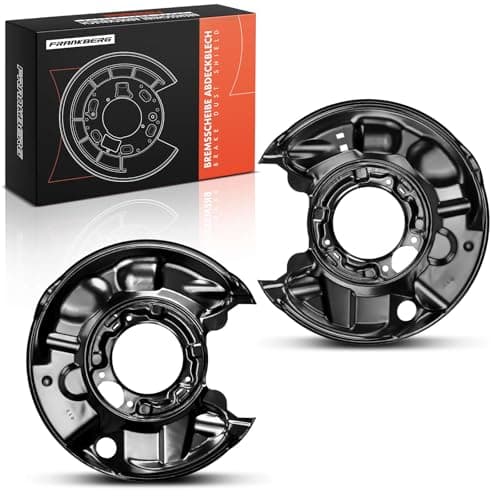 Image of Frankberg 2x Brake Dust Shield Cover Rear Axle Compatible with C-Class W203 1.8L-5.4L 2000-2007 C-Class Coupe CL203 1.8L-3.5L 2001-2008 SLK R171 1.8L-5.4L 2004-2011 Replace# 2034230320