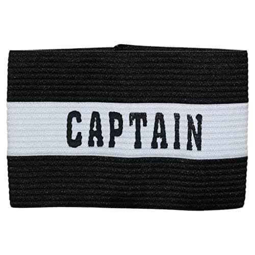Image of Precision Training Unisex-youth CaPTains Armband, Black, Junior, yellow, K-REY-TR692B