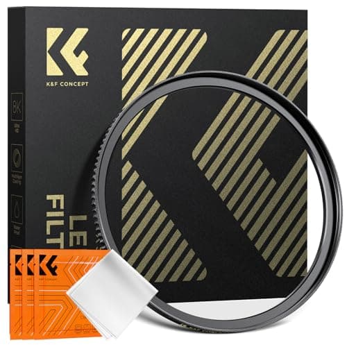 Image of K&F CONCEPT 67mm to 77mm Step-Up Lens Adapter Ring For Filters, Made of Brass, Filter Step Rings Compatible with All 67mm Camera Lens & 77mm UV CPL ND Filter Accessory