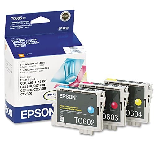 Image of Epson T060520 DURABrite Ultra Color Combo Pack Standard Capacity Cartridge Ink
