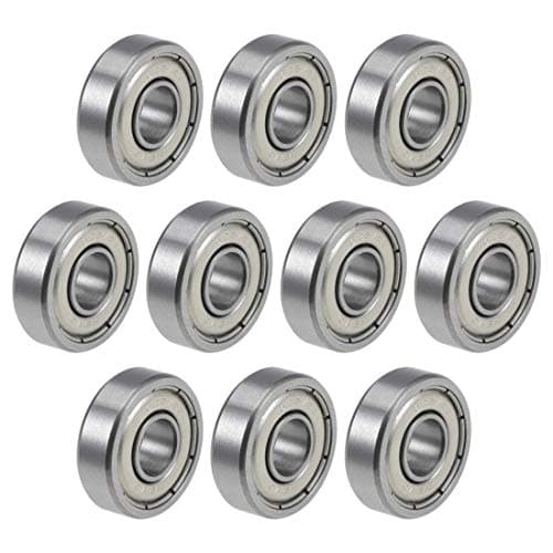 Image of sourcing map R1660ZZ Deep Groove Ball Bearings 6mm Inner Dia 16mm OD 5mm Bore Double Shielded Chrome Steel Z2 10pcs