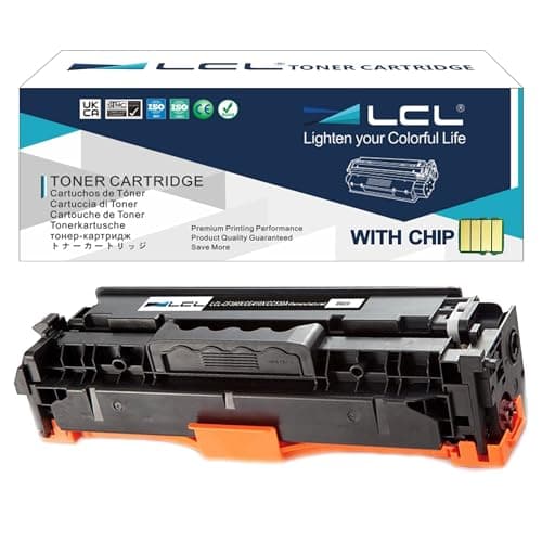 Image of LCL Remanufactured Toner Cartridge 304A CC530A 305X 305A CE410X CE410A (1 Black) Replacement for HP Color LaserJet CP2020 CP2025 CM2320 Laserjet Enterprise 300 color M351 M375nw 400 color M451nw